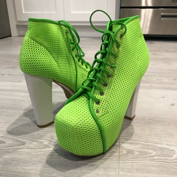 Jeffrey Campbell Shoes - Lime Green Jeffery Campbell Heels